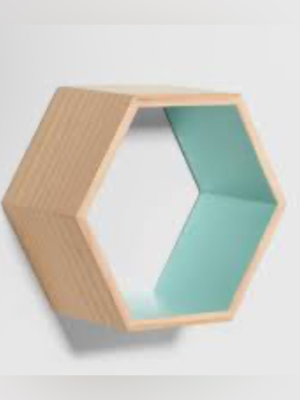 Pillowfort honeycomb hexagon wall shelf rose pink